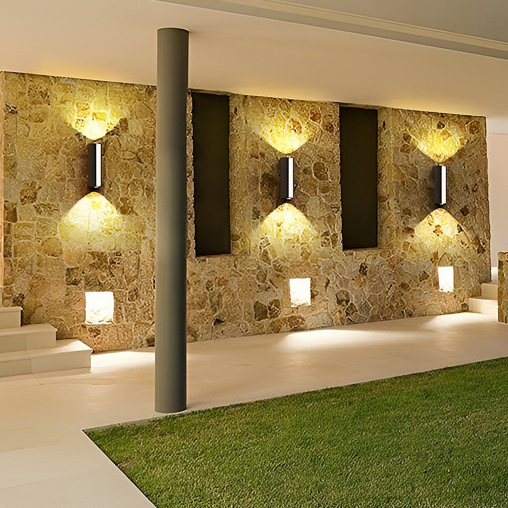 Rectangular LED Up and Down Waterproof Wall Lamp