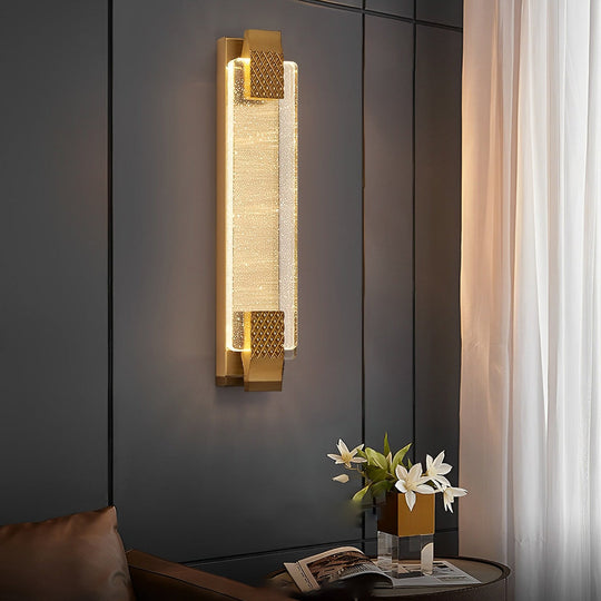 Crystal Bubbles LED Wall Light with 3-Step Dimming