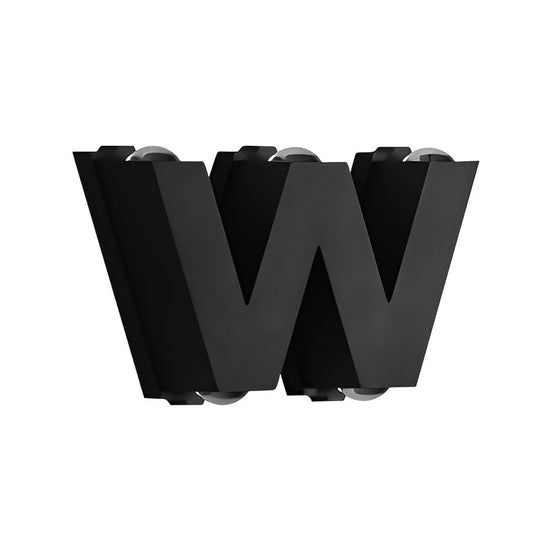 Creative Letter N V W LED Outdoor Wall Sconce Waterproof Modern Light