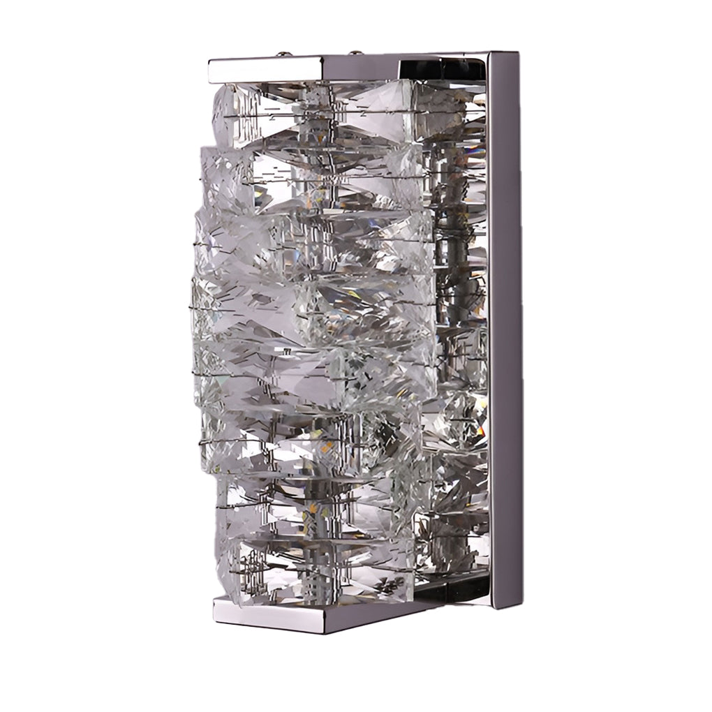 Creative Crystal LED Wall Sconce with 3 Step Dimming