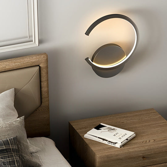 Round Stepless Dimming Nordic LED Wall Lamp