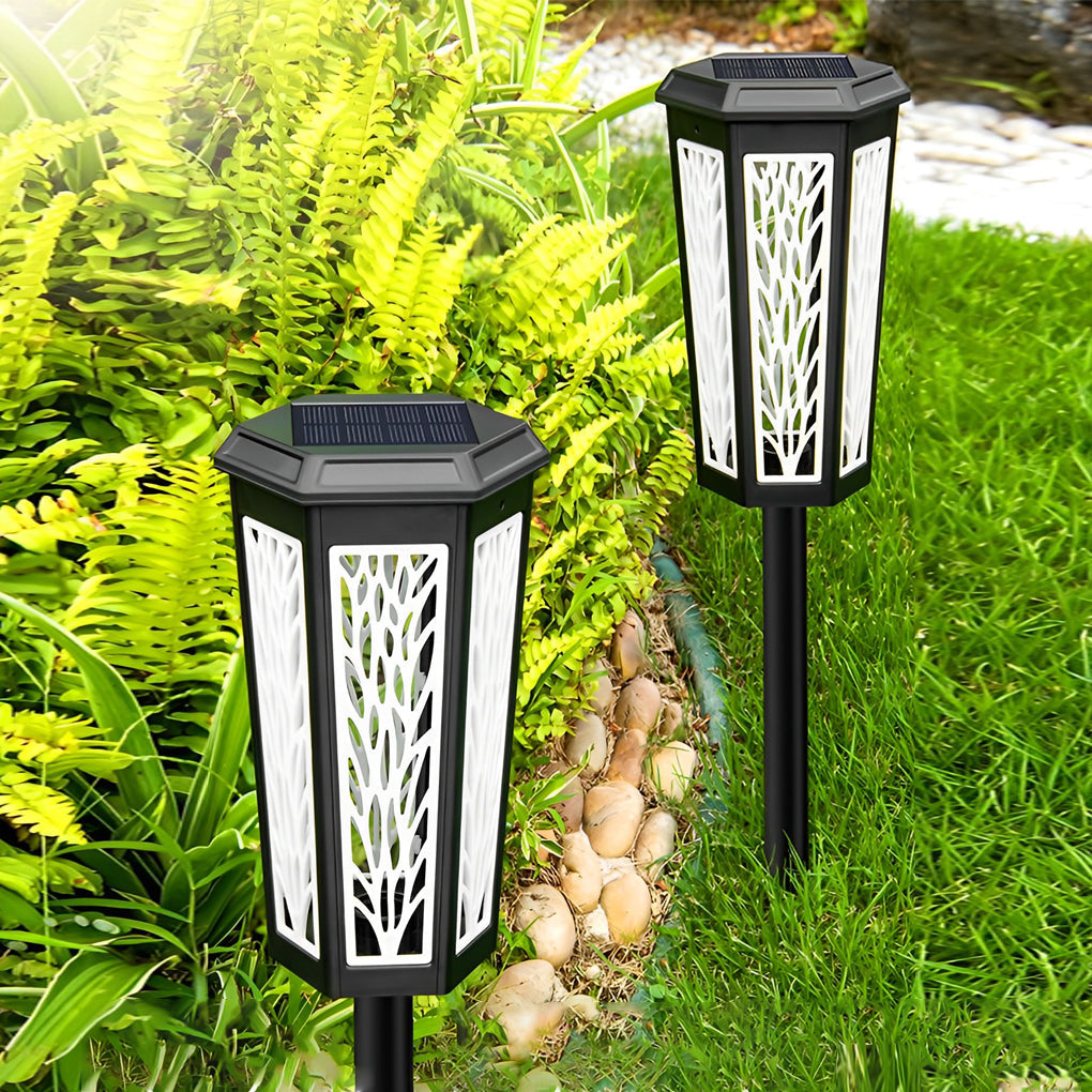 Intelligent LED Solar Stake Light Color Changing Waterproof Outdoor Ambience Enhancer