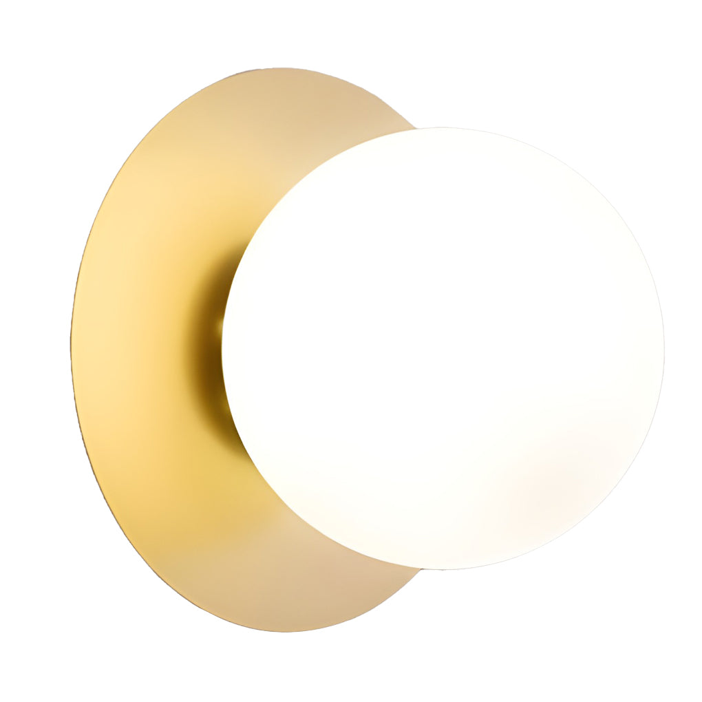 Round Glass Ball LED Modern Wall Lamp