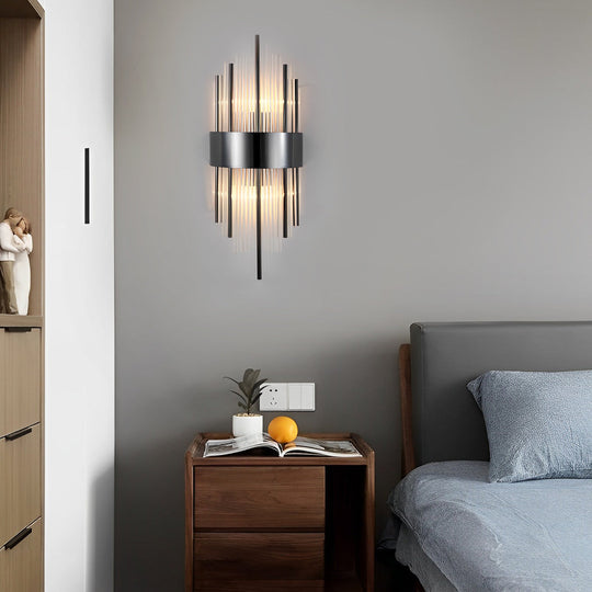 Simple Luxury Post-Modern Crystal LED Wall Lamp
