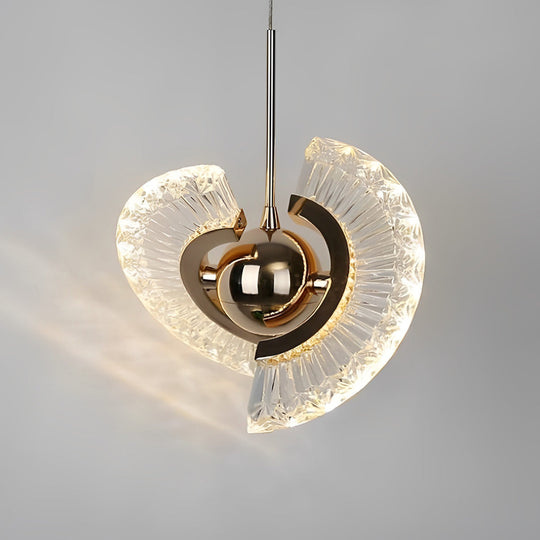 Creative Circle Anodized Acrylic LED Modern Pendant Light