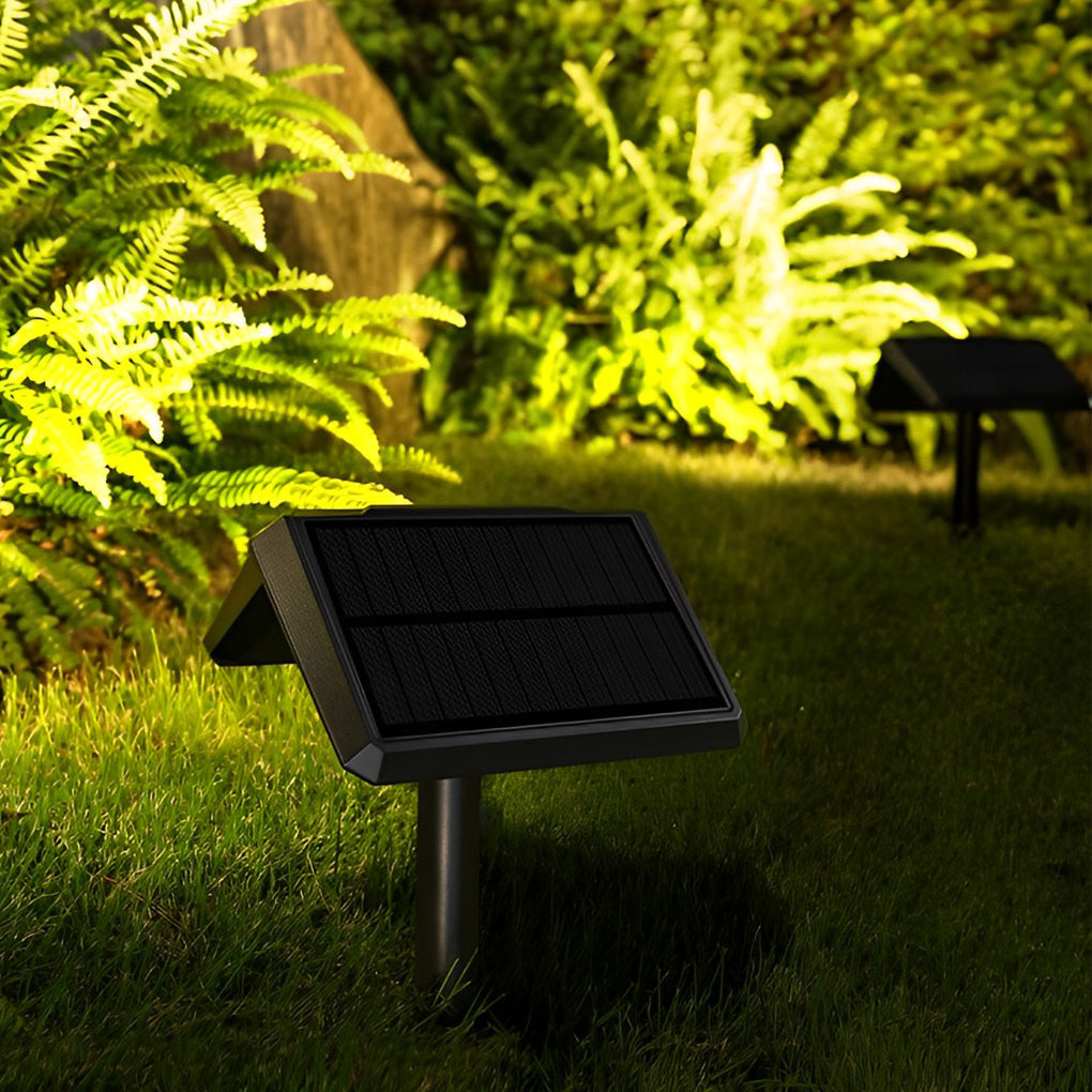 2PCS Waterproof LED Solar Outdoor Lawn Lamps