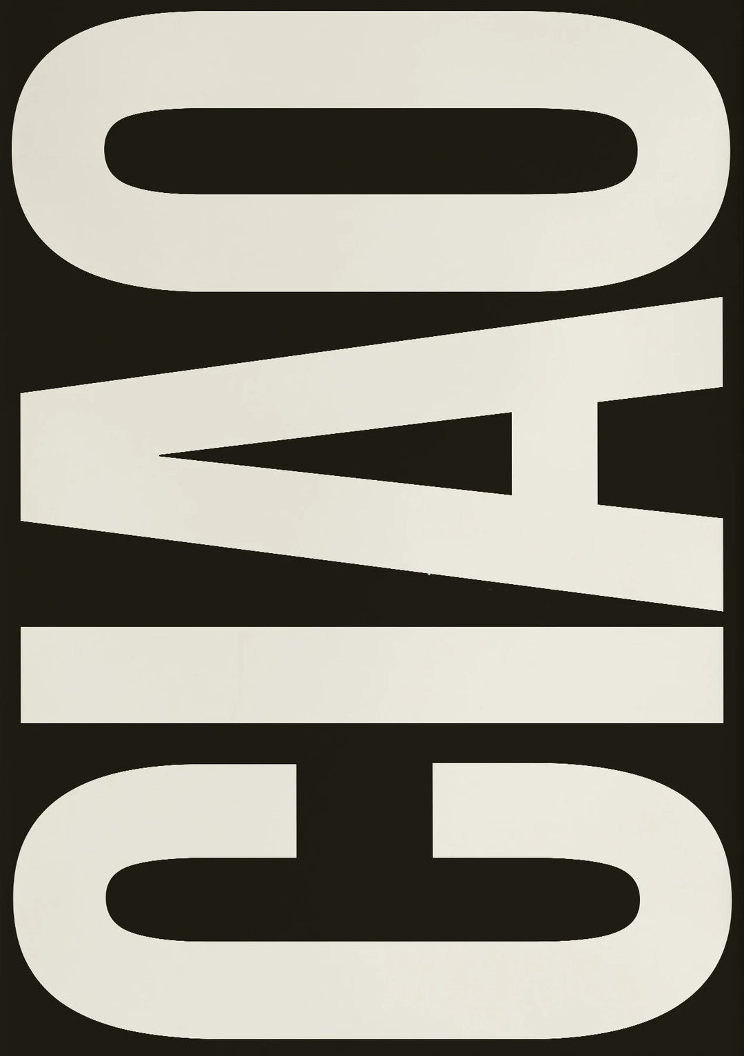 Ciao Minimal Typographic Canvas Wall Art Print