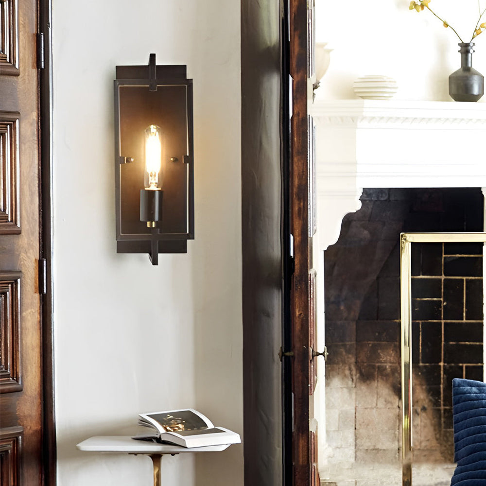 Creative Rectangular Industrial LED Wall Lamp