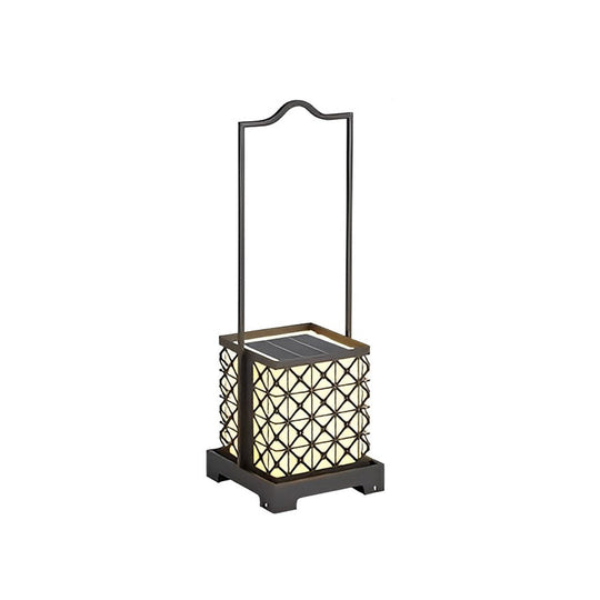 Retro Portable LED Solar Lawn Lamp – Waterproof Outdoor Light