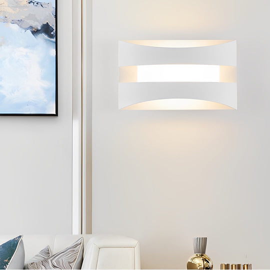 Rectangular Minimalist Nordic LED Bedside Wall Lamp