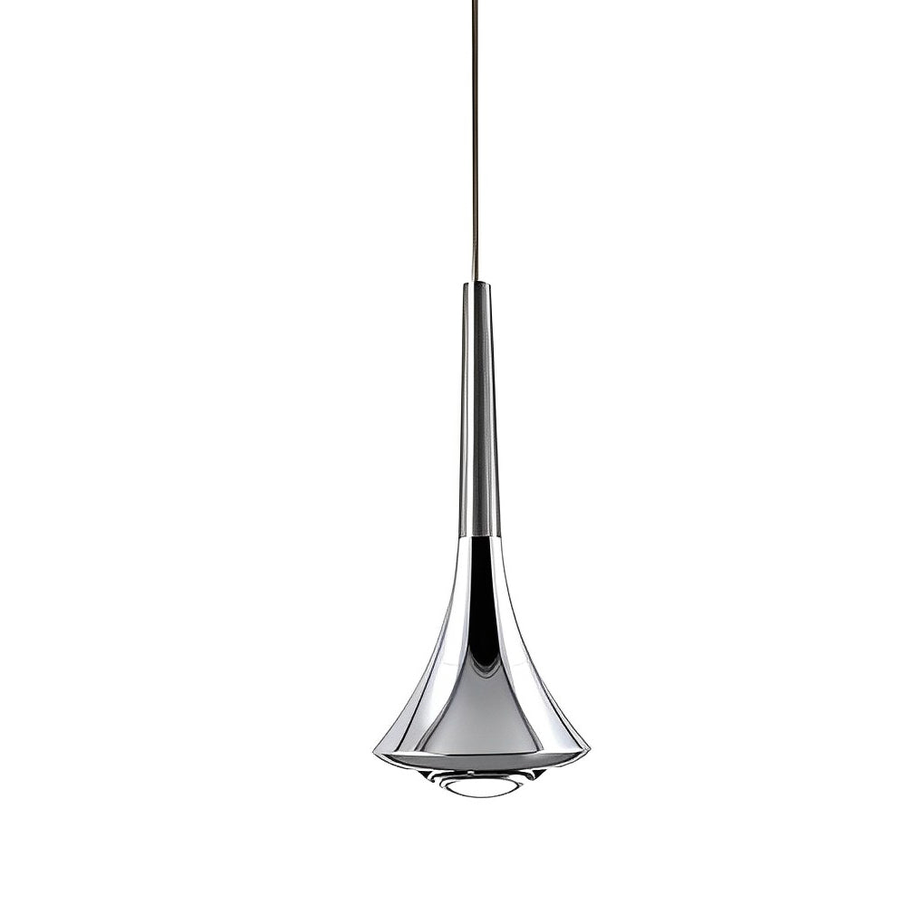 Water Drop – 1-Light Metal LED Nordic Staircase Pendant Light