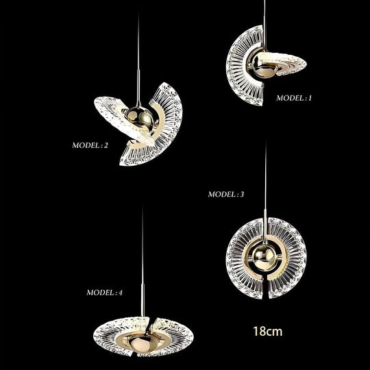 Adjustable Circle LED Nordic Pendant Light – Modern Hanging Lamp