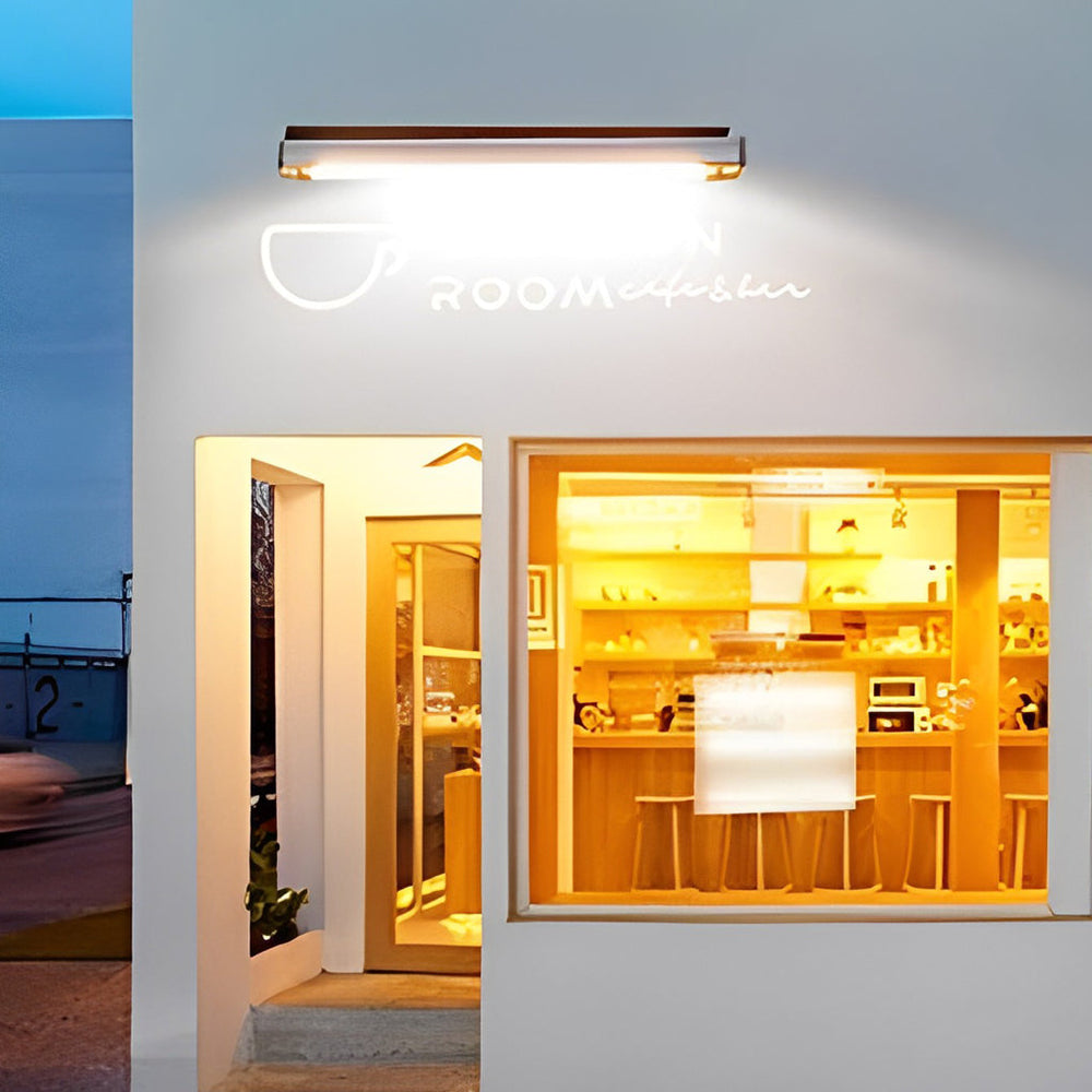 Rectangular Adjustable Waterproof LED Solar Wall Lamp