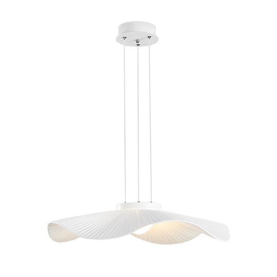 Pleated Fabric Hats Flowers Three Step Dimming Modern Ceiling Light