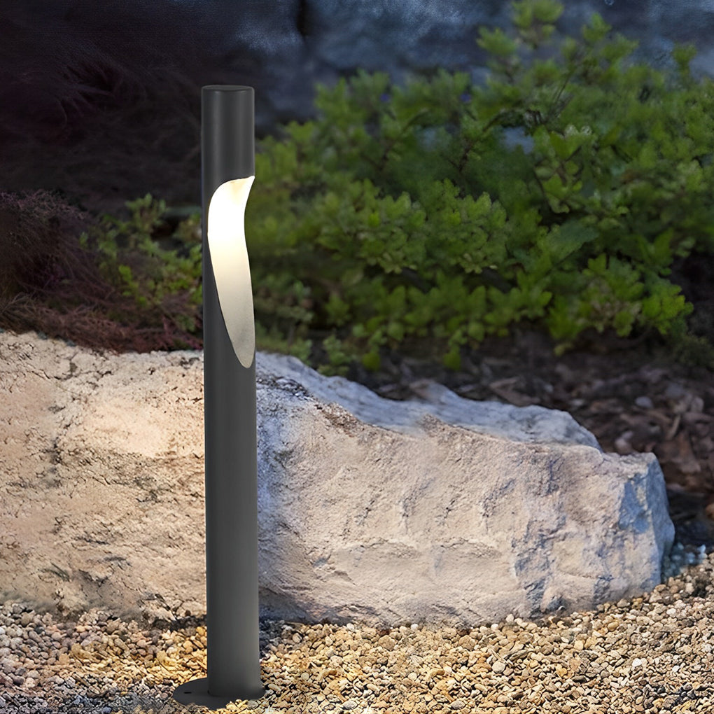 Gray Stainless Steel LED Outdoor Pathway Light