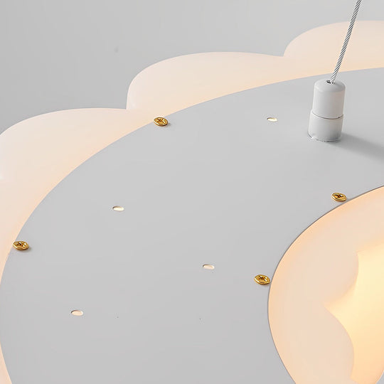 Ring Honeycombs Three-Step Dimming LED White Ins Nordic Chandelier Light