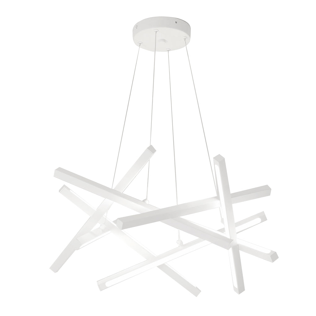 8-Light Modern LED – Sputnik Chandelier Stylish Ceiling Lighting