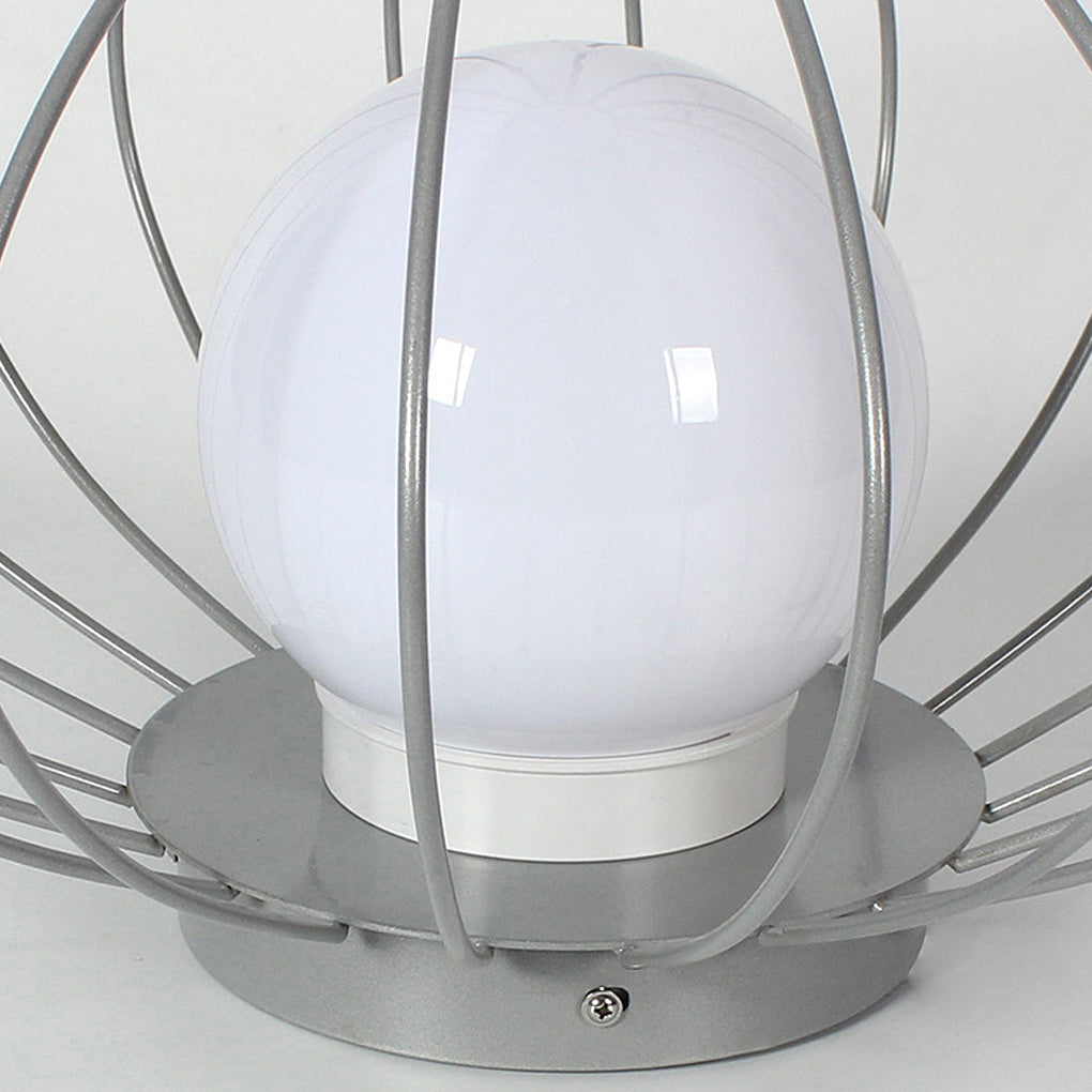 Mushroom Cage Shape LED Waterproof Modern Lawn Lamp