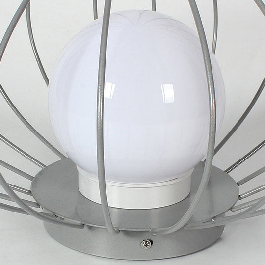 Mushroom Cage Shape LED Waterproof Modern Lawn Lamp
