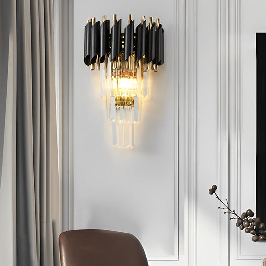 Creative Crystal Glass LED Postmodern Wall Lamp