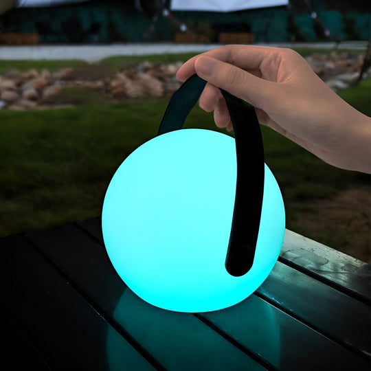 6 Inch Portable RGB Sphere Table Lamp – Colorful Ambient Lighting
