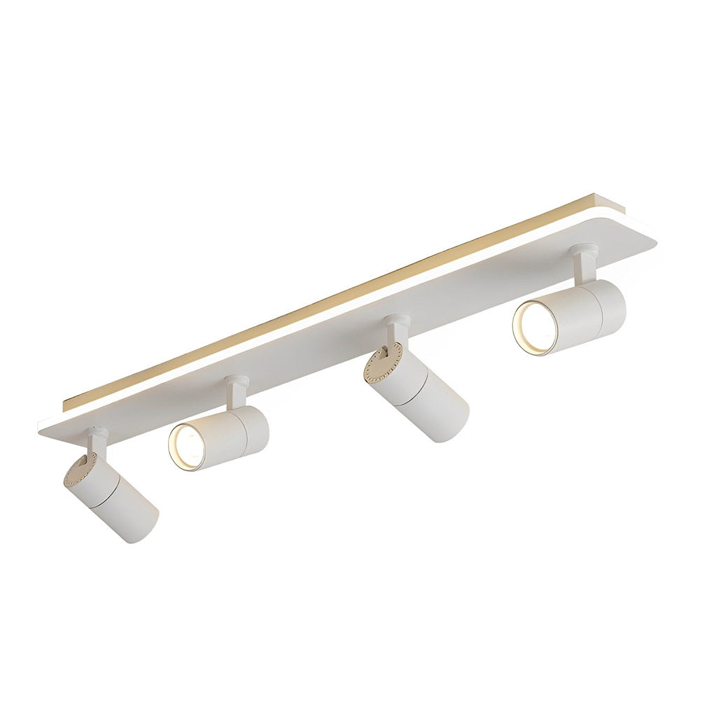Minimalist Long Rectangular Adjustable LED Flush Mount Spotlight (2/3/4-Light)