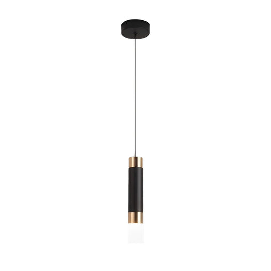 Personality Minimalist LED Black Nordic Pendant Light for Kitchen Island
