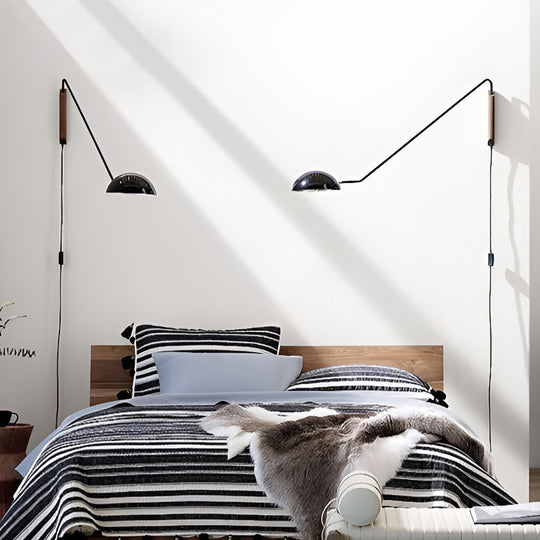 Adjustable Creative Nordic Swing Arm Wall Lamp