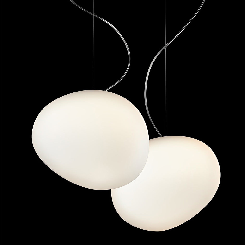 Creative Glass Round Ball LED Modern Pendant Light