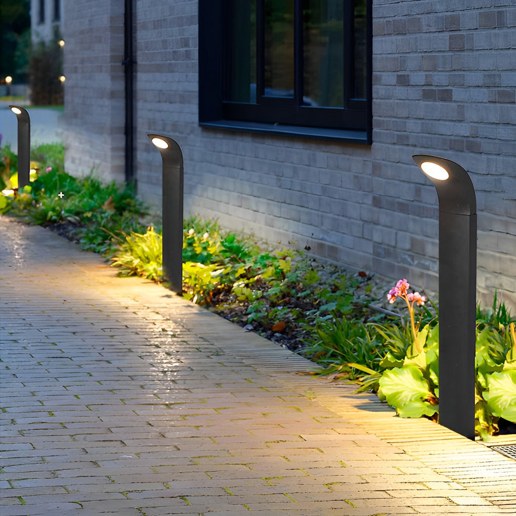 Curved Head COB LED Pathway Light