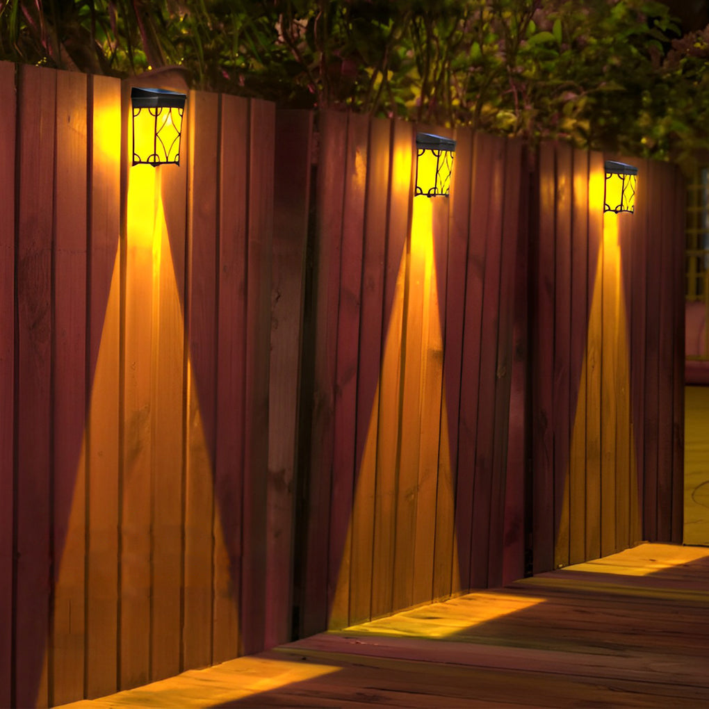 Solar LED RGB Motion Sensor Outdoor Waterproof Wall Lights