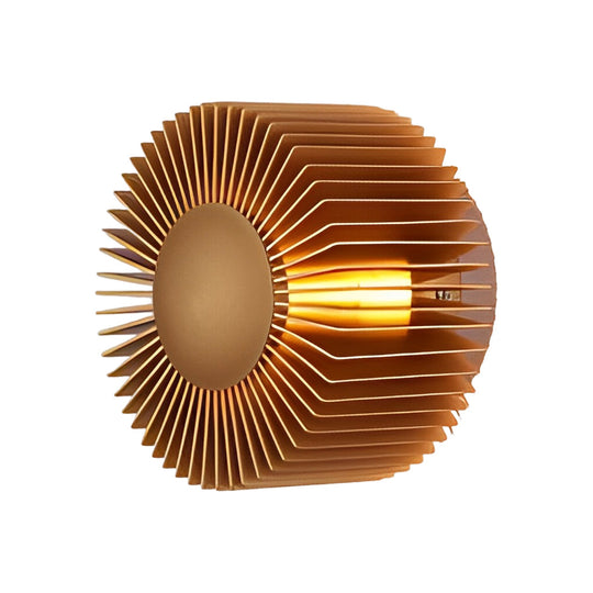 Round Sun Flowers LED Modern Decorative Wall Light