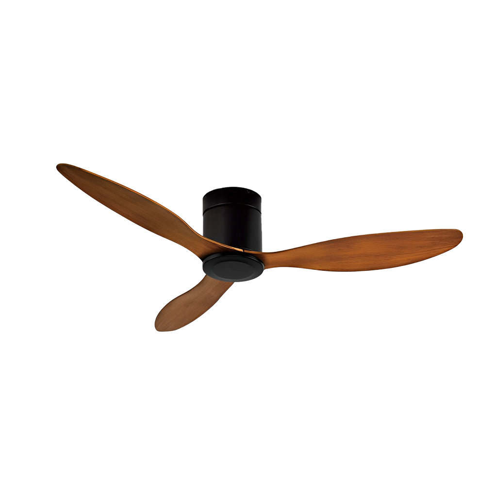 3-Blade Modern Ceiling Fan with Dimmable LED Light and Remote Control