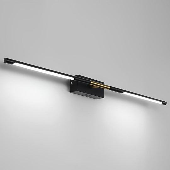 Black & Gold Linear LED Bathroom Vanity Light Bar