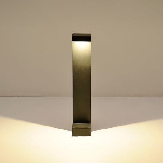 Contemporary Rectangular COB Pathway Lights Waterproof Outdoor Garden Illumination