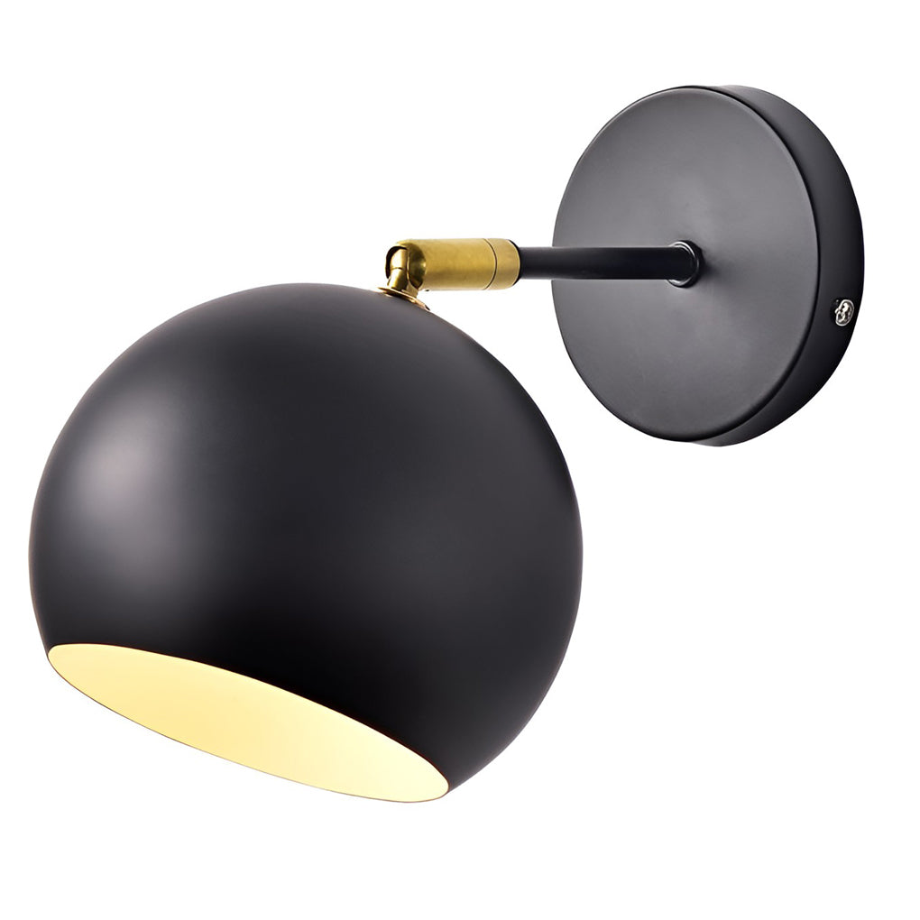 Adjustable Hemispherical Nordic LED Wall Lamp