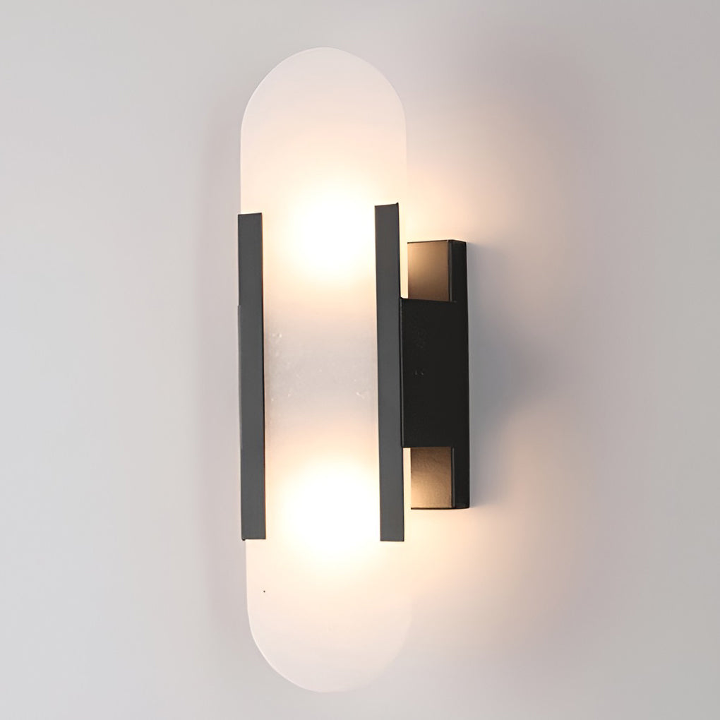 Electroplated Metal G4 LED Up and Down Wall Sconce