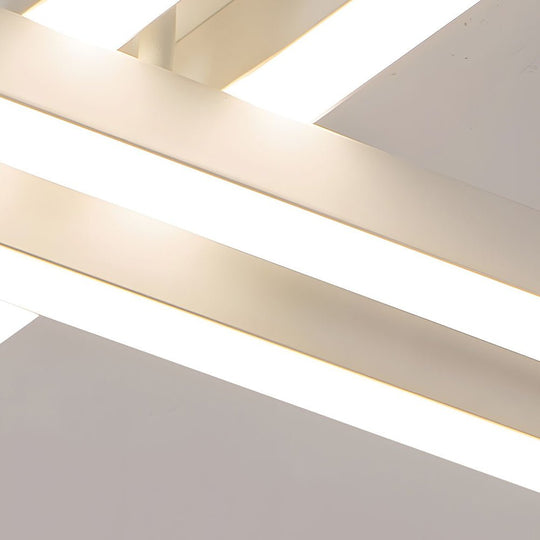 Parallax Linear LED Flush Mount Ceiling Light – 4 Lights