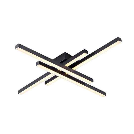 Parallax Linear LED Flush Mount Ceiling Light – 4 Lights