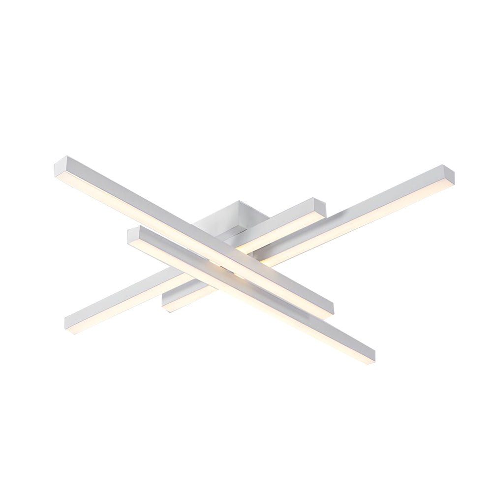 Parallax Linear LED Flush Mount Ceiling Light – 4 Lights
