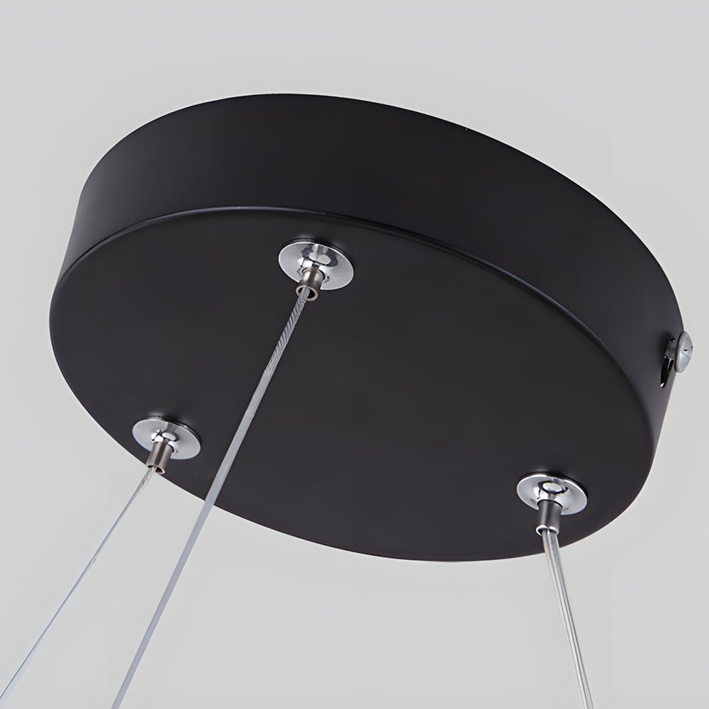4 Pcs Modern Y-Shaped Linear LED Office Pendant Lights