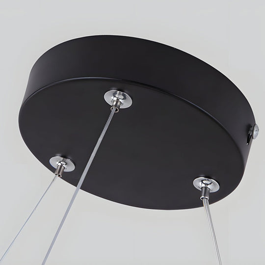 4 Pcs Modern Y-Shaped Linear LED Office Pendant Lights