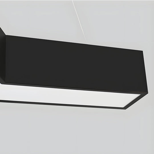 4 Pcs Modern Y-Shaped Linear LED Office Pendant Lights