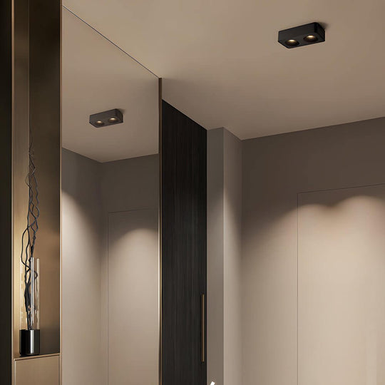 4.3-Inch Square 7W COB LED Flush Mount Spotlight
