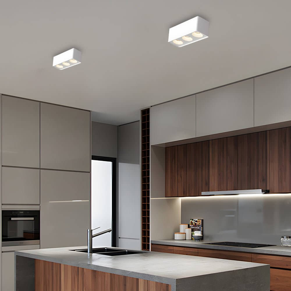 4.3-Inch Square 7W COB LED Flush Mount Spotlight
