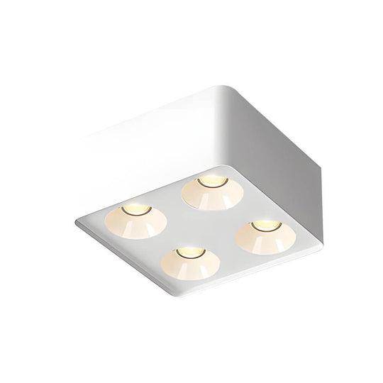 4.3-Inch Square 7W COB LED Flush Mount Spotlight