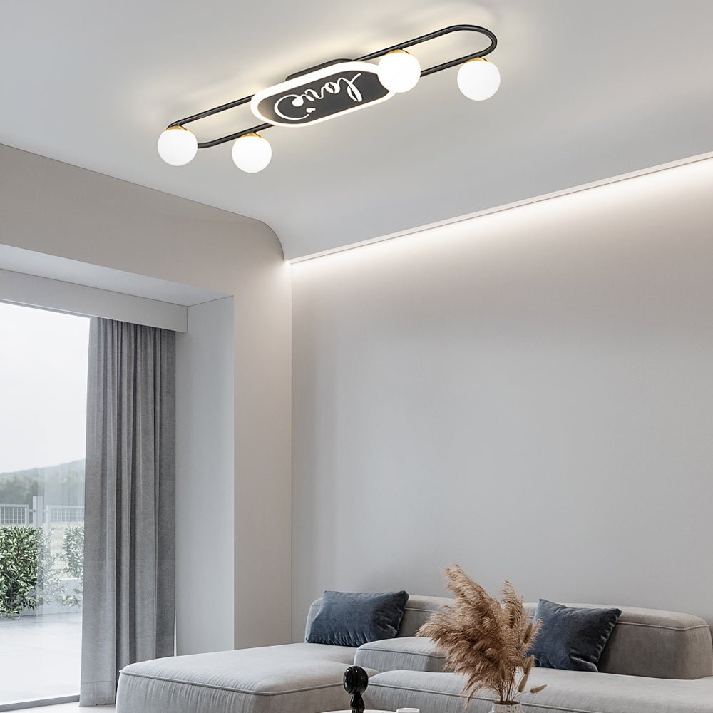Modern Round Acrylic Balls Ceiling Light Fixture