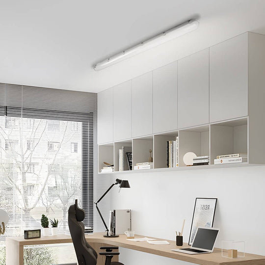 47-Inch White LED Vapor Tight Ceiling Light