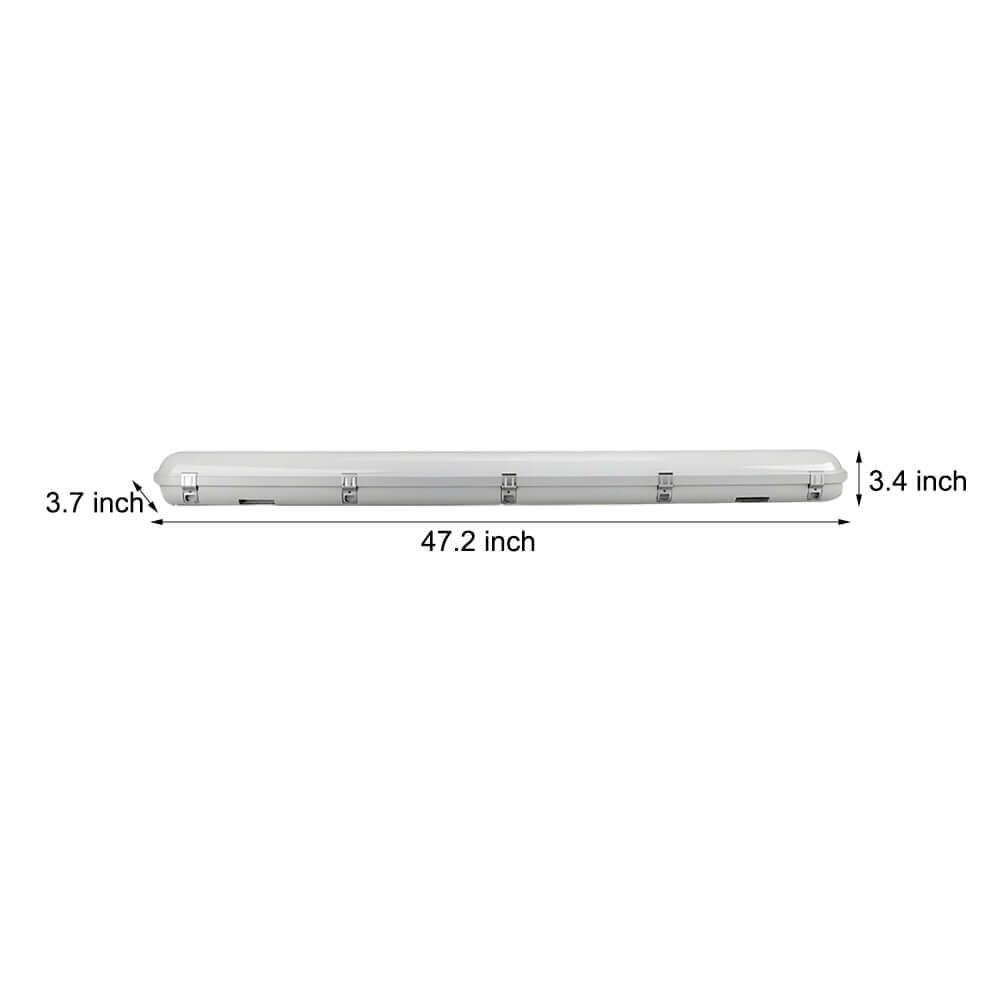 47-Inch White LED Vapor Tight Ceiling Light
