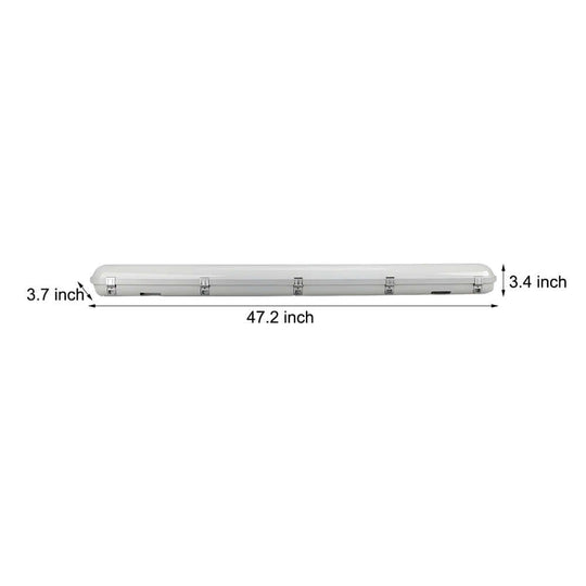 47-Inch White LED Vapor Tight Ceiling Light